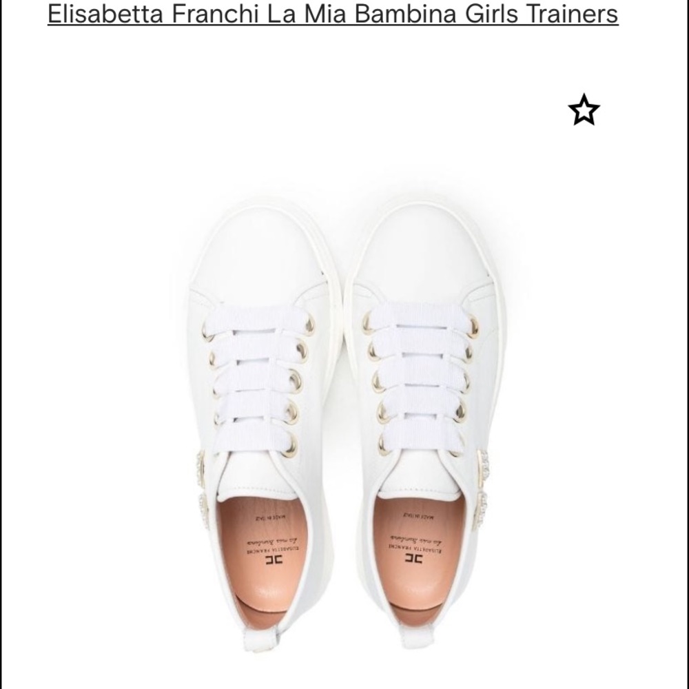 Elisabetta Franchi La Mia Bambina sneakers